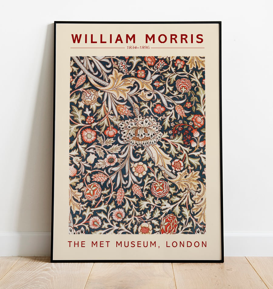 William Morris Art Print, Wall Art, Home Decor Print, Art Poster