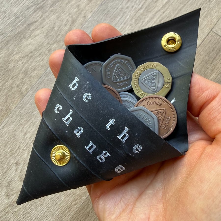 'Be the Change' Inner Tube Coin Samosa - Medium