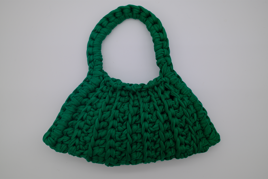 Crocheted shoulder bag 