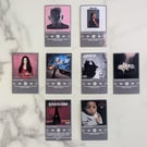 Custom Album Cover Stickers Music Lyrics Decal Set 8 Personalised Artists