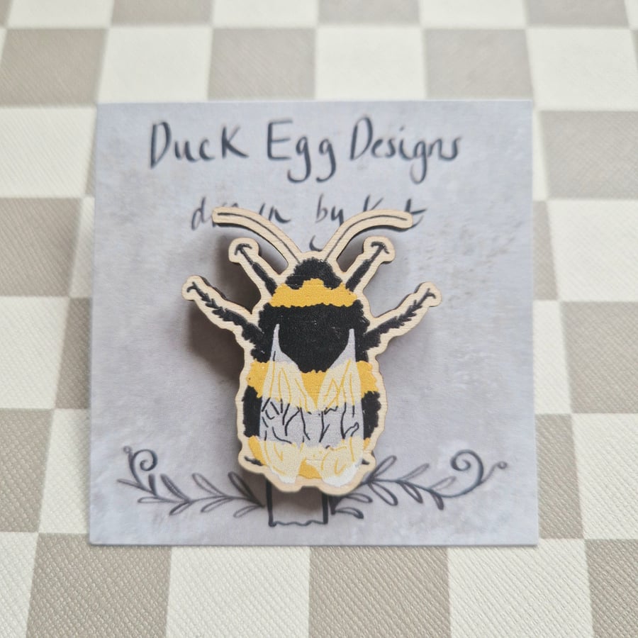 Bumblebee Pin Badge