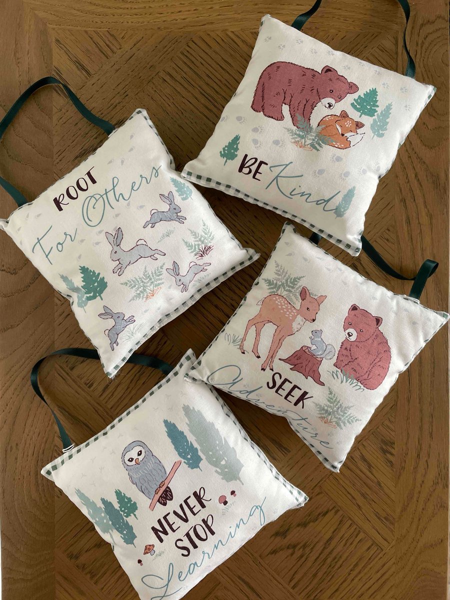 Studio E Find your Path Fabric Mini Hanging Cushions