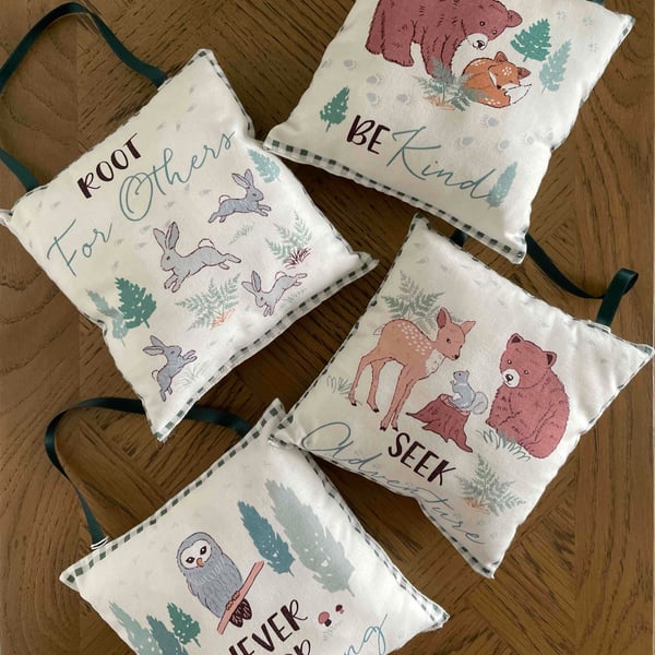 Studio E Find your Path Fabric Mini Hanging Cushions