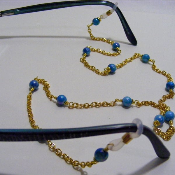 Blue Shell Spectacle Chain.