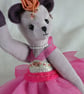 Rose, a 10" ballerina collectable bear with tutu - Image 4
