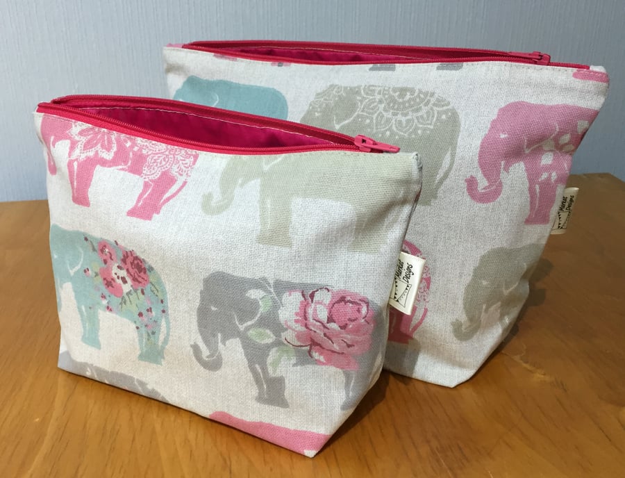 Elephant Makeup Bag, Elephant Washbag, Elephant Cosmetic Bags