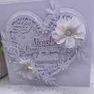 BRAND NEW Personalised - Luxury 30th Pearl Wedding anniversary card boxed