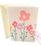 Flower Garden Blank Greetings Card - Image 1