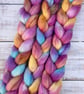 Polwarth, Llama & Mulberry Silk Spinning Fibre 100g Pixie Path - Image 2