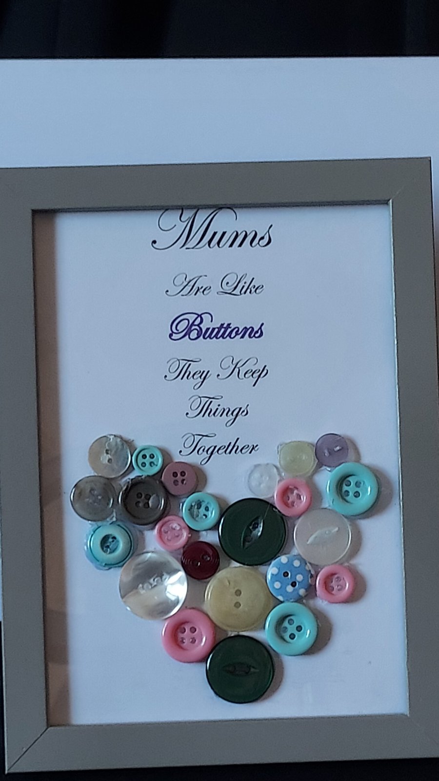 Mums inspirational frame 4 by 6