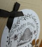 Hexagonal Bee Birthday Card - Happy Birthday Honey - Image 6