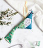 Peacock Hanging Decoration - Tail Down - Image 1