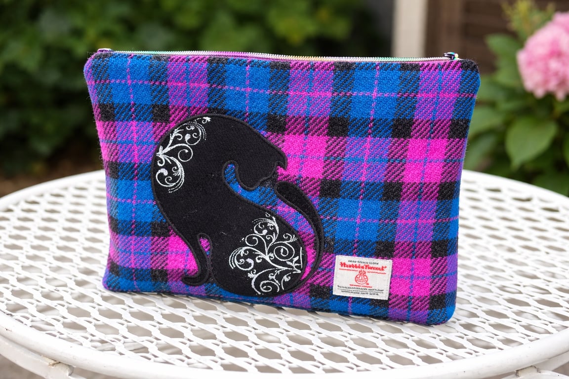 A Harris Tweed Tablet Case - fully padded 