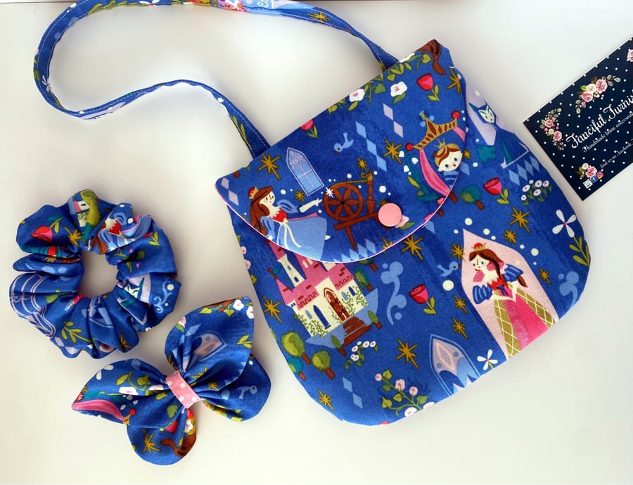 Childs Bag & matching Hair Accessory Set