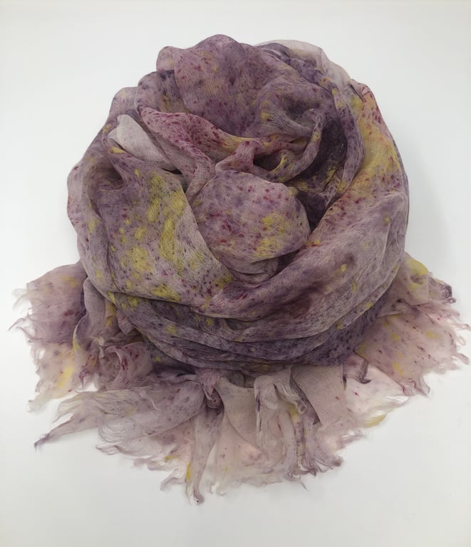 Feather weight cashmere scarf-shawl