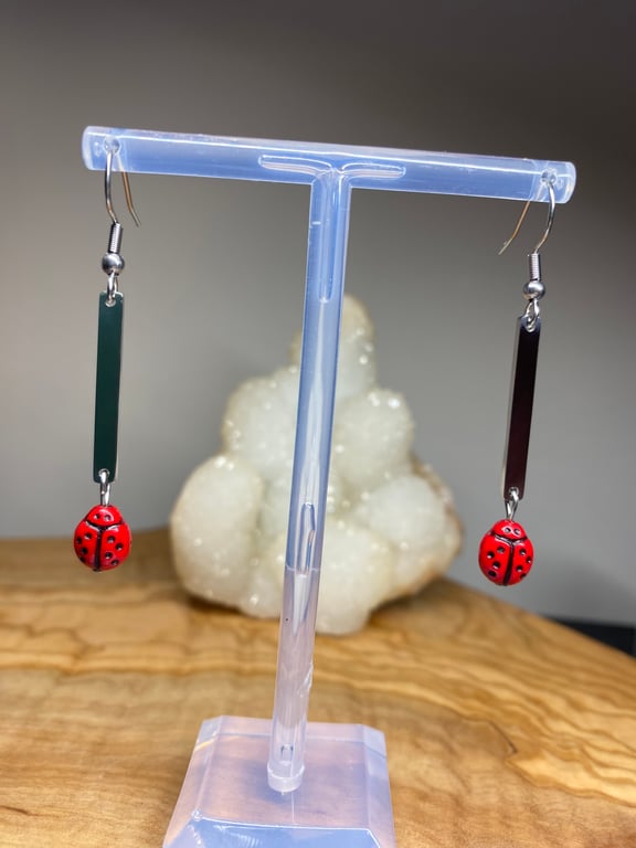 Lia - Ladybird Earrings 