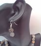 Jasper Heart and Glass Disc Beaded Jewellery Set, Gift for Her, Heart Jewellery - Image 8