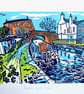 Barrow Upon Soar Colour Lino Print - Image 2
