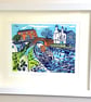 Barrow Upon Soar Colour Lino Print - Image 3