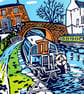 Barrow Upon Soar Colour Lino Print - Image 4