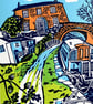 Barrow Upon Soar Colour Lino Print - Image 5