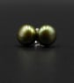  Natural freshwater pearl cream stud earrings, pearl jewelry, Gemini gift - Image 8