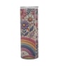 Retro Rainbow & Daisy Floral Sparkle Tumbler - Image 3