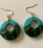 Decoupaged Wood Earrings - Image 2