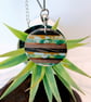 Resin and Walnut Pendant Necklace. - Image 6