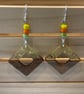 Resin & Walnut Earrings. - Image 4