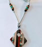 Walnut & Resin Pendant Necklace. - Image 8