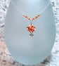 Peach Rose Childs Necklace. - Image 3