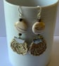 Hemp Spiral Earrings - Image 3