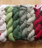 8 X 25g SMALL SKEINS 100% COTTON ARAN Christmas Pack - Image 6