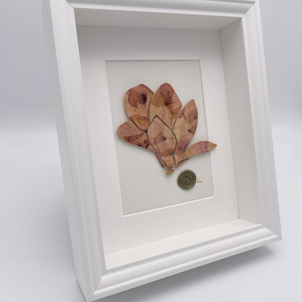 Bois-de-Vincennes, botanical artwork made of poppy and rose petals