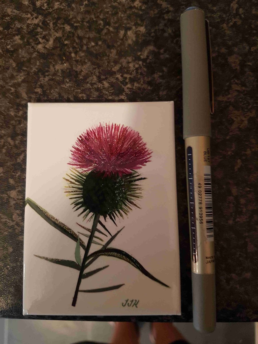 Thistle fridge magnets