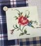 Vintage Grain Sack Fabric Bag - Image 3