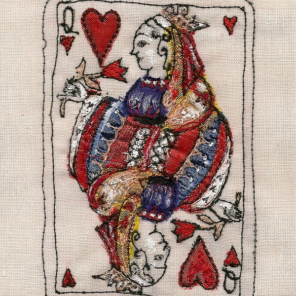 Queen of hearts card