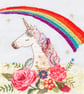 Magical Unicorn Wishes, handmade greetings card - Image 1