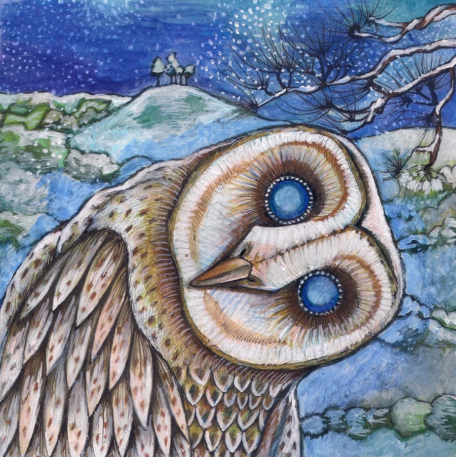 Snow Queen Christmas Card