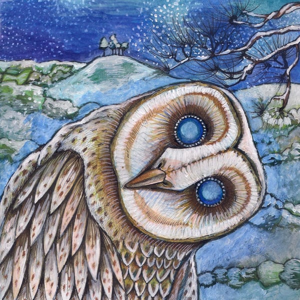 Snow Queen Christmas Card