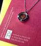 Rhodium Plated locket with recycled wire - Image 5