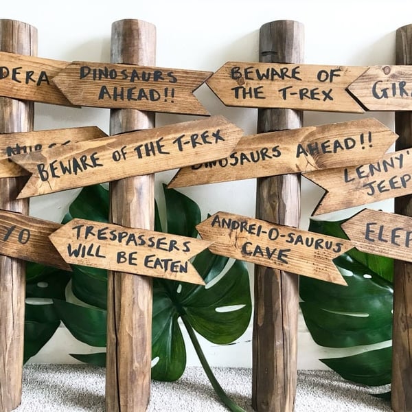 Decorative Signs Set Of 5 - Modern Wall Art Decor For Home, Office, Or Garden