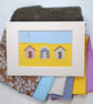 Beach Huts Collage Picture - 7x5 Mounted - Image 2