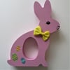 Easter Egg Holder Bunny Chocolate Egg Wooden Hand Painted MDF