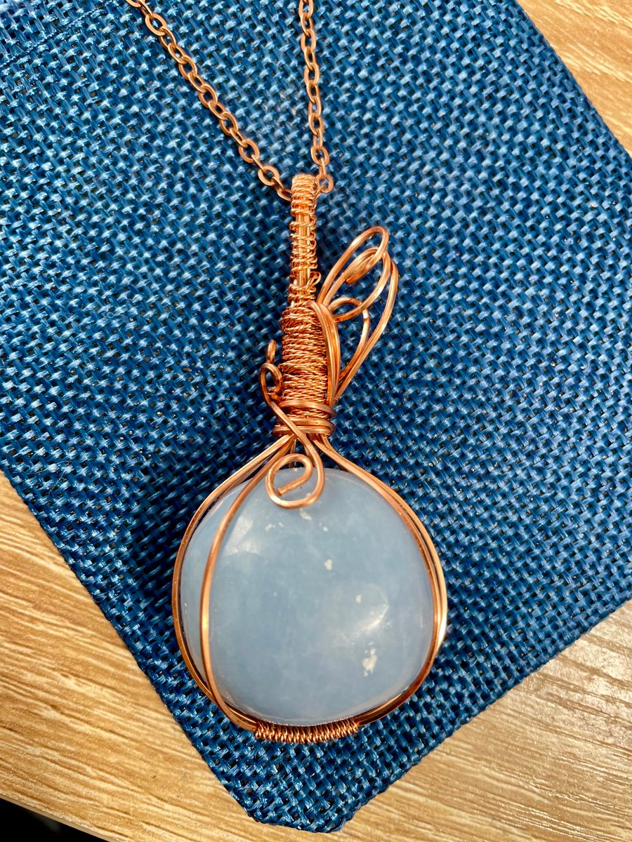 Angelite pendant on sale