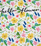 Hello flower - Set of four notelets - Image 3