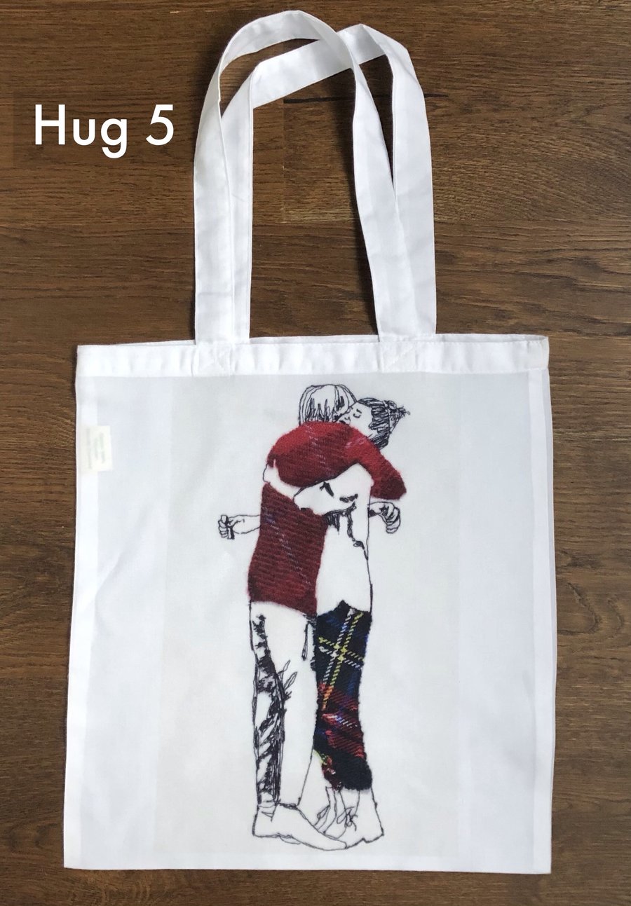 Hug tote bag (design 5)
