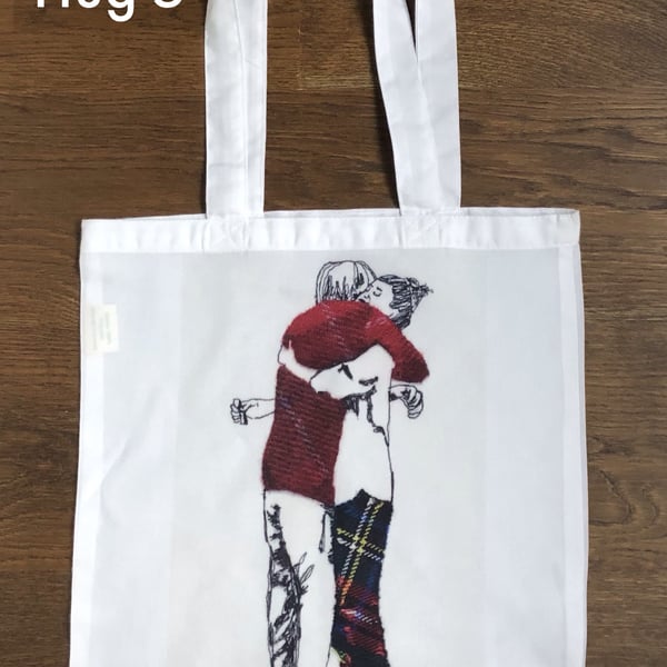 Hug tote bag (design 5)
