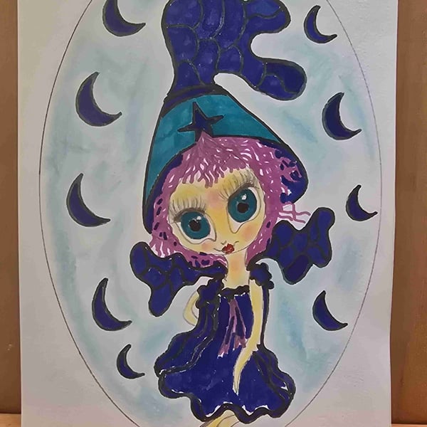 Fairy Witch Drawing